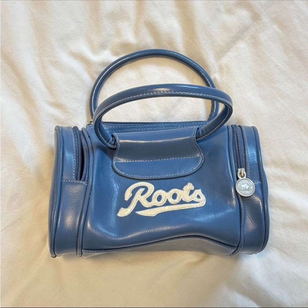SOLD Roots Blue Bag
